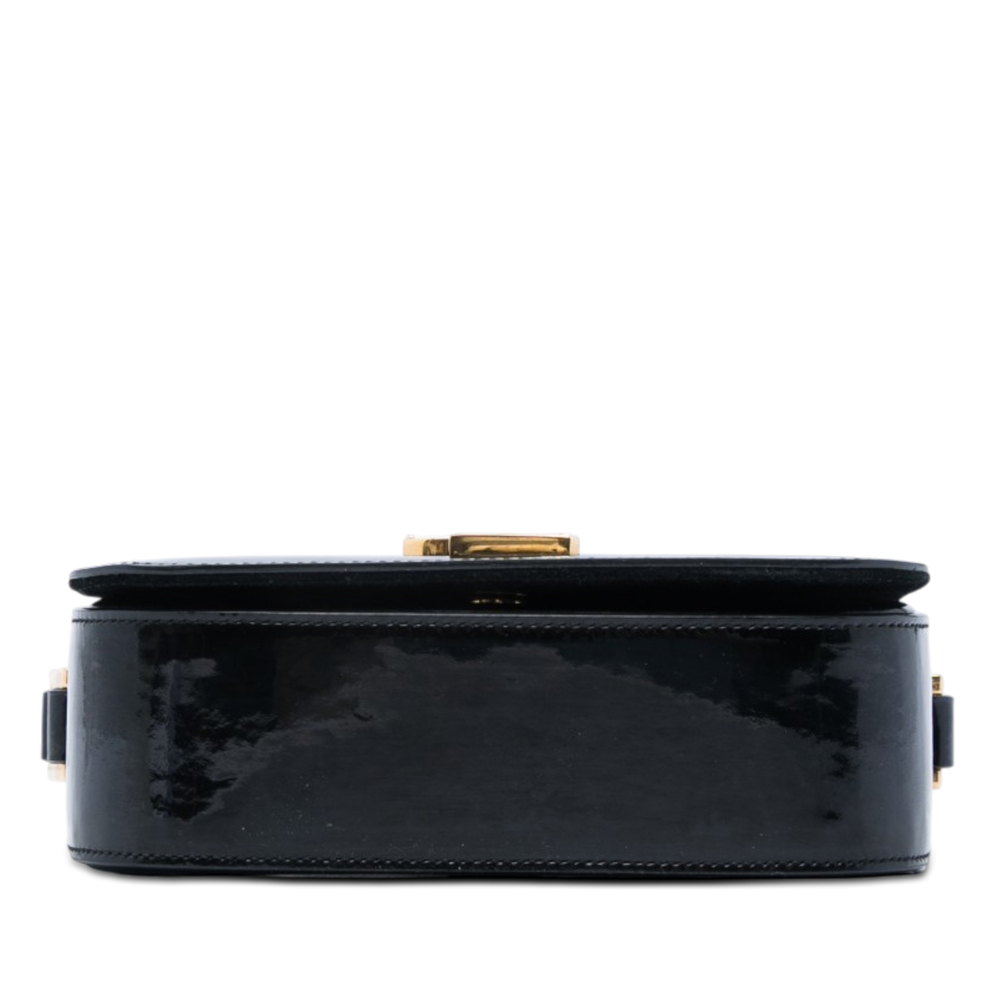 Pre-Loved Saint Laurent Small Patent Monogram Universite Crossbody - Picture 3 of 5